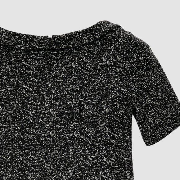 WHBM Classic Tweed Black Sheath Dress Size 2 - Picture 6 of 9